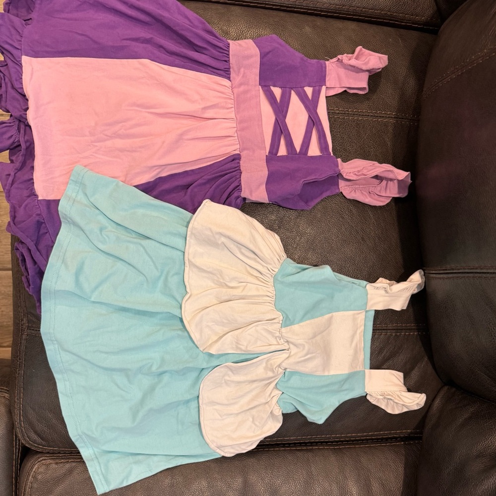 Enchanting Kids Costume Set - Purple and Blue